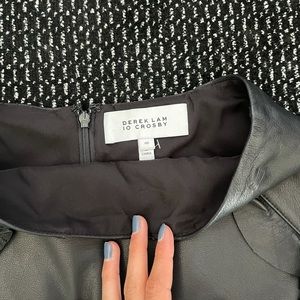 Derek Lam Crosby leather mini skirt